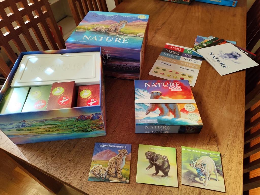 Nature Deluxe Bigbox + veel (mini)modules (Kickstarter), Hobby en Vrije tijd, Een of twee spelers, Ophalen of Verzenden, Nieuw