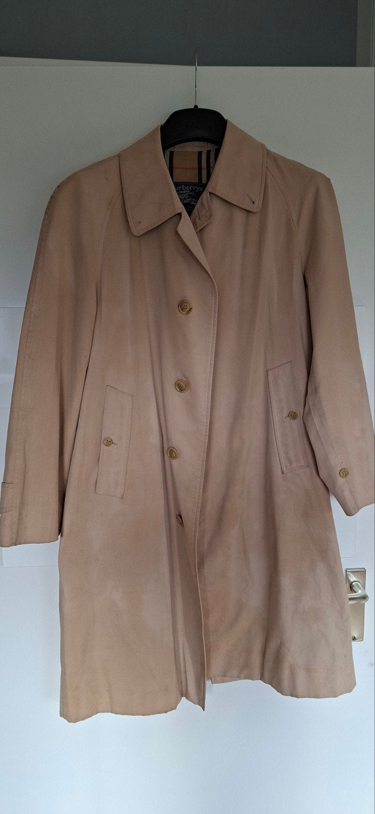 Burberry's Classic Regenjas - Beige, Maat 46, Kleding | Dames, Beige, Maat 46/48 (XL) of groter, Burberry's, Ophalen of Verzenden
