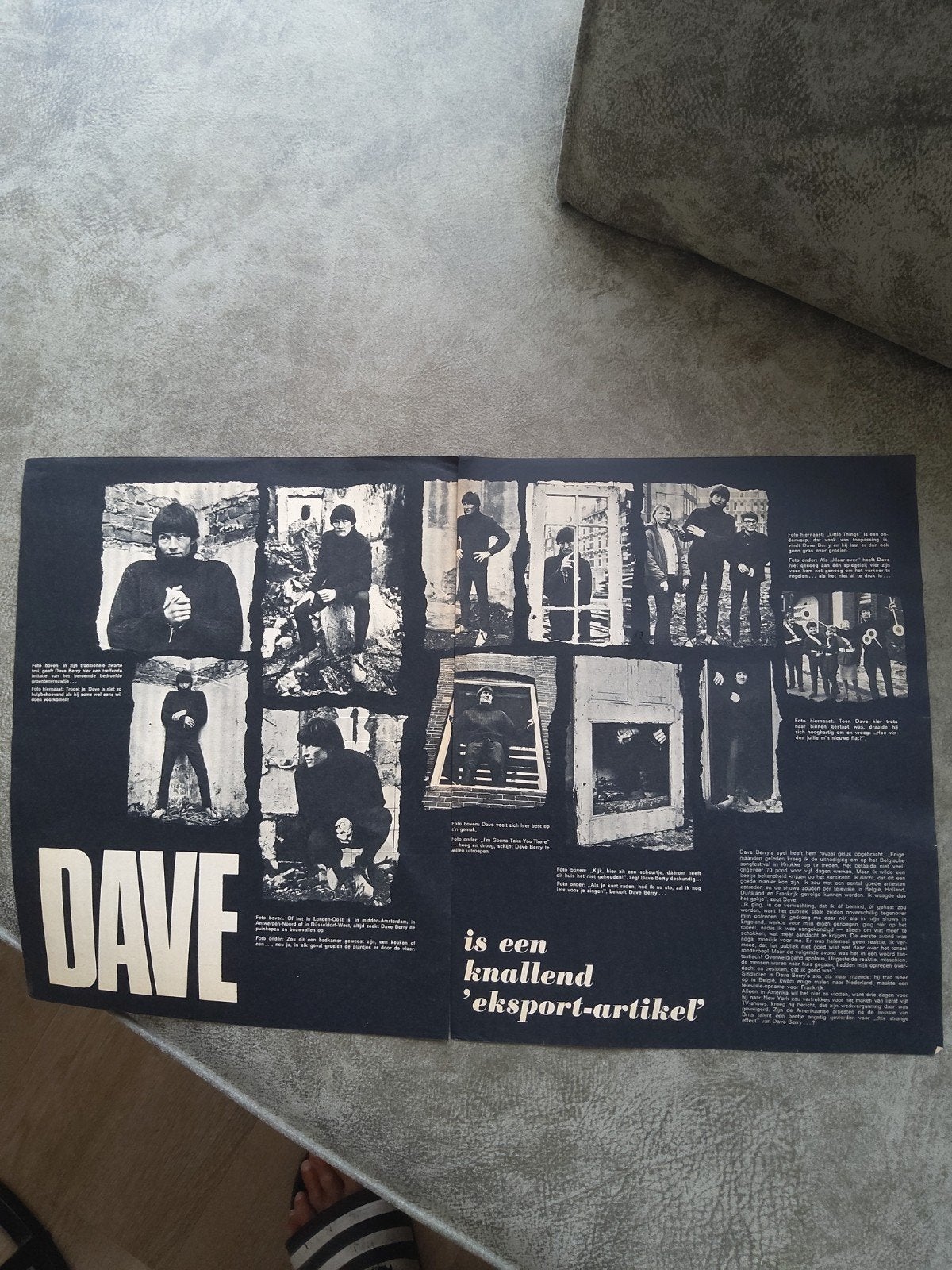 Dave Berry:  Muziek expres  1965, Ophalen of Verzenden, Boek, Tijdschrift of Artikel