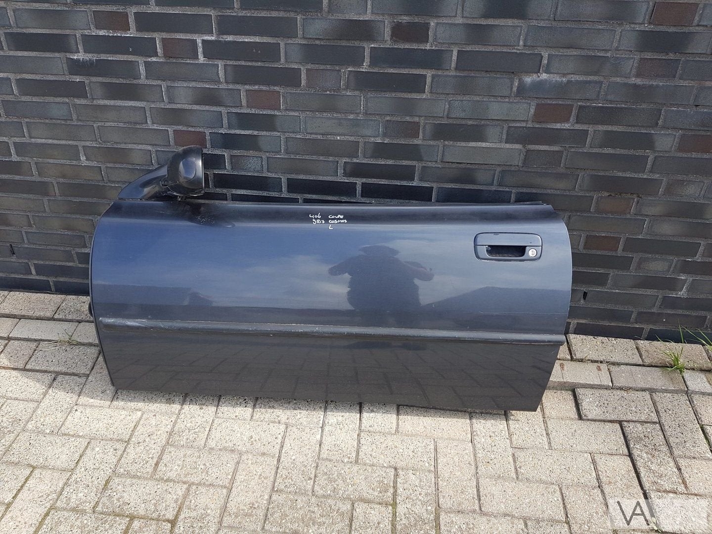 Peugeot 406 coupe 1997 - 2004 deur portier links Gris Cosmos, Auto-onderdelen, Carrosserie en Plaatwerk, Deur, Peugeot, Links