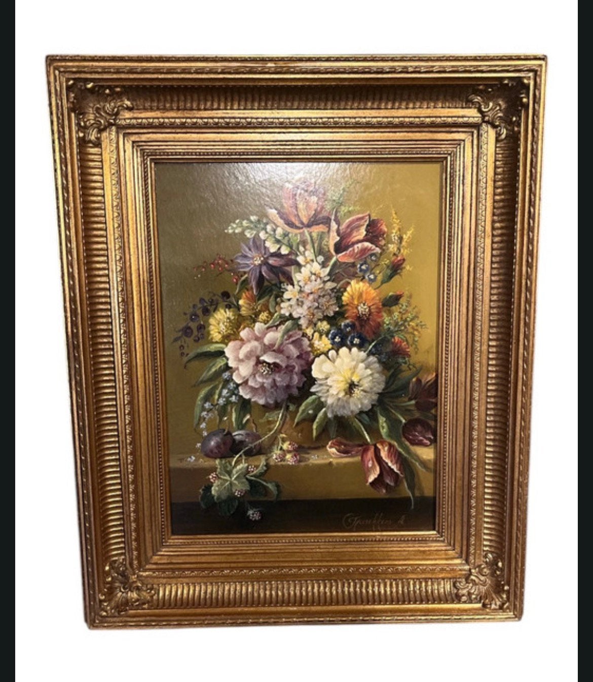 Stil leven Thomas Heesakkers, Antiek en Kunst, Ophalen of Verzenden, Klassiek, Bloemen