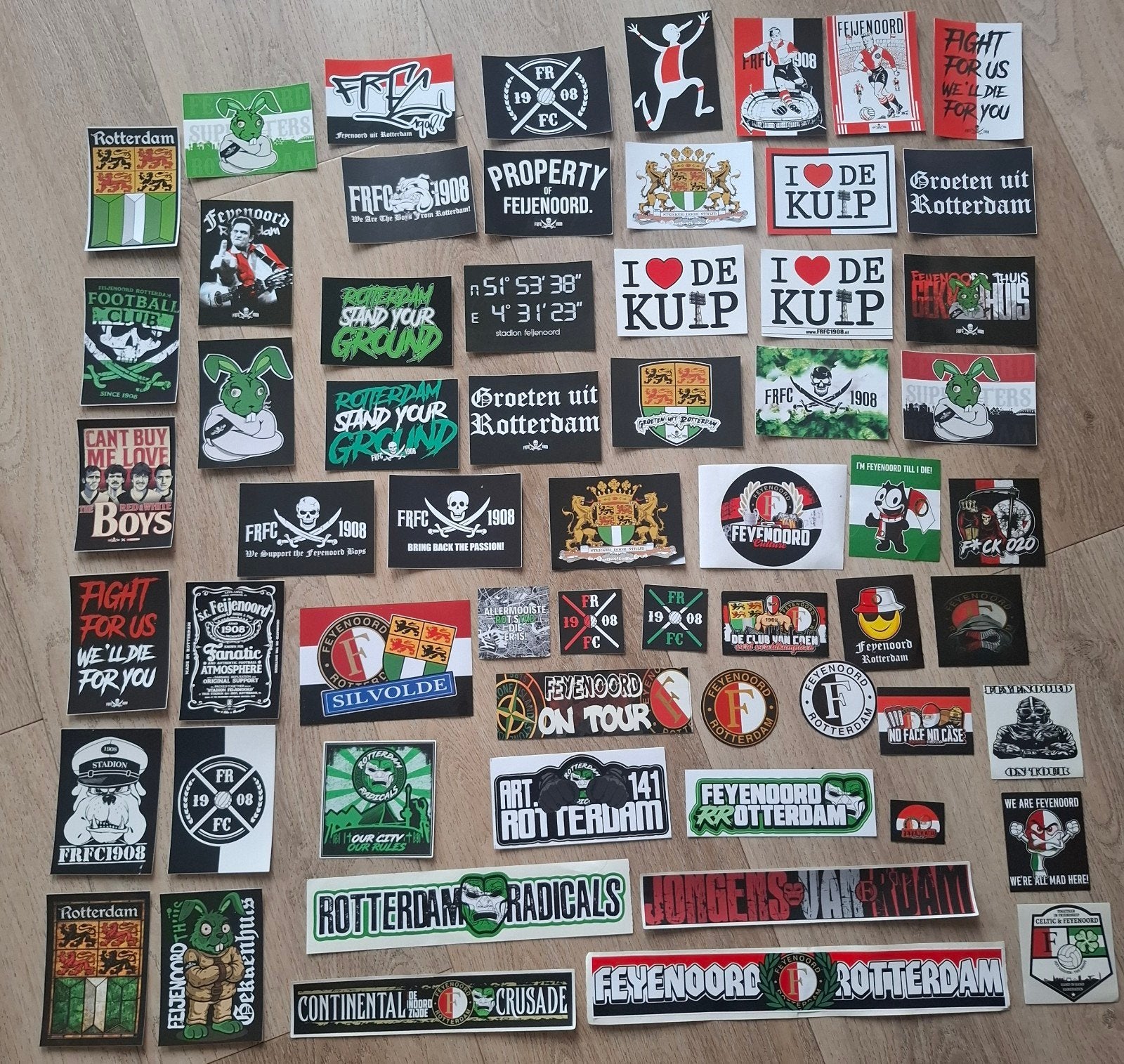 Feyenoord stickers, Ophalen of Verzenden, Nieuw, Feyenoord, Poster, Plaatje of Sticker