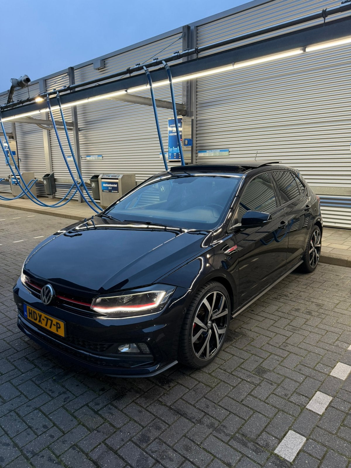 Volkswagen Polo 2.0 TSI 260pk 6-DSG 2019 Zwart, Auto's, 4 cilinders, 1984 cc, Zwart, 14 km/l