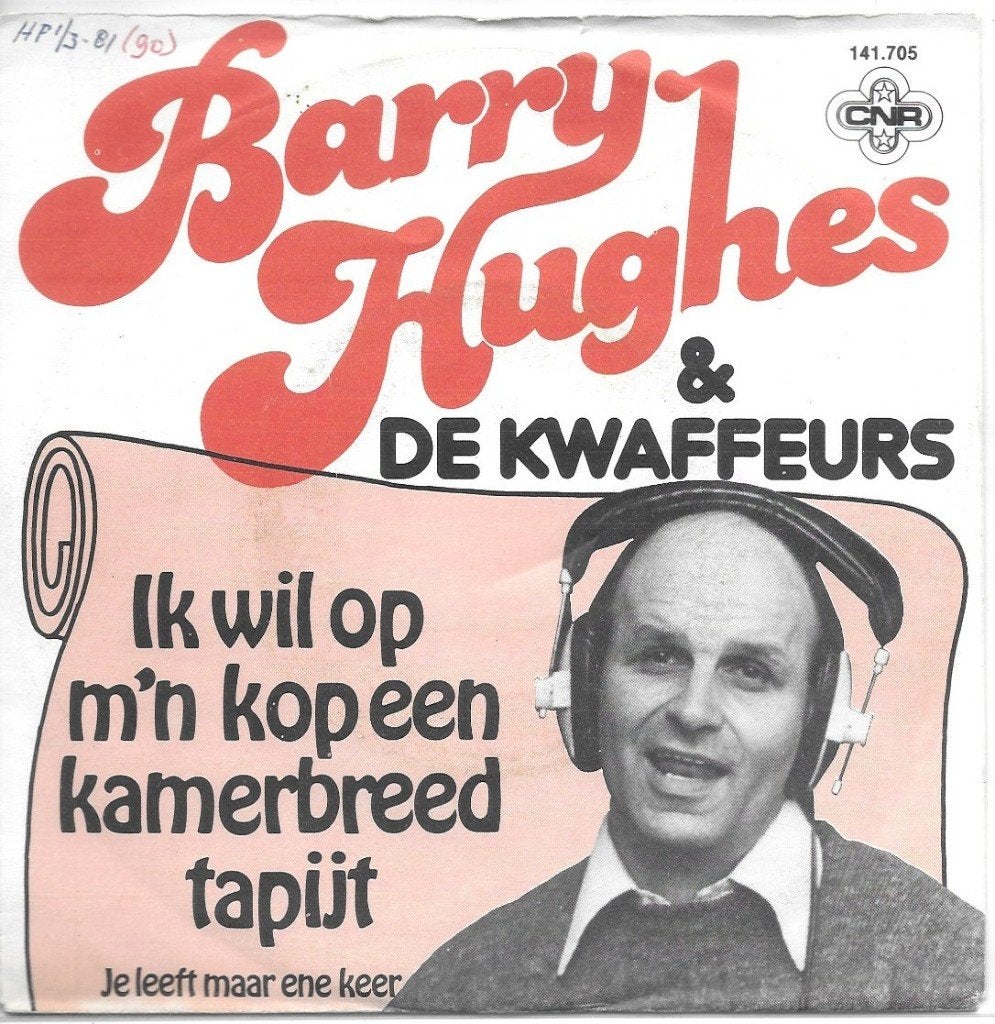 Vinyl Single Barry Hughes, Ophalen of Verzenden, Gebruikt, Nederlandstalig