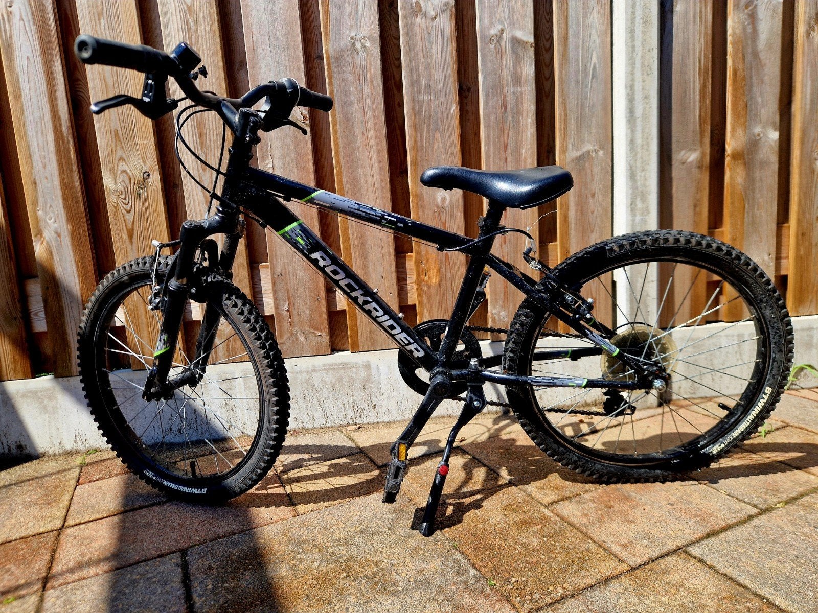 Rockrider jongensfiets mountainbike 20 inch met versnellinge, Overige merken, Gebruikt, Versnellingen, Minder dan 49 cm