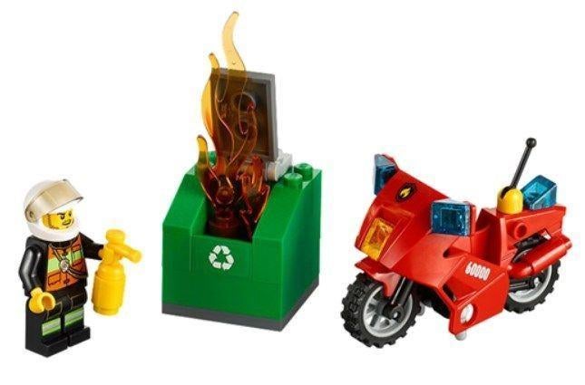 LEGO Fire Motorcycle (60000), Ophalen of Verzenden, Zo goed als nieuw