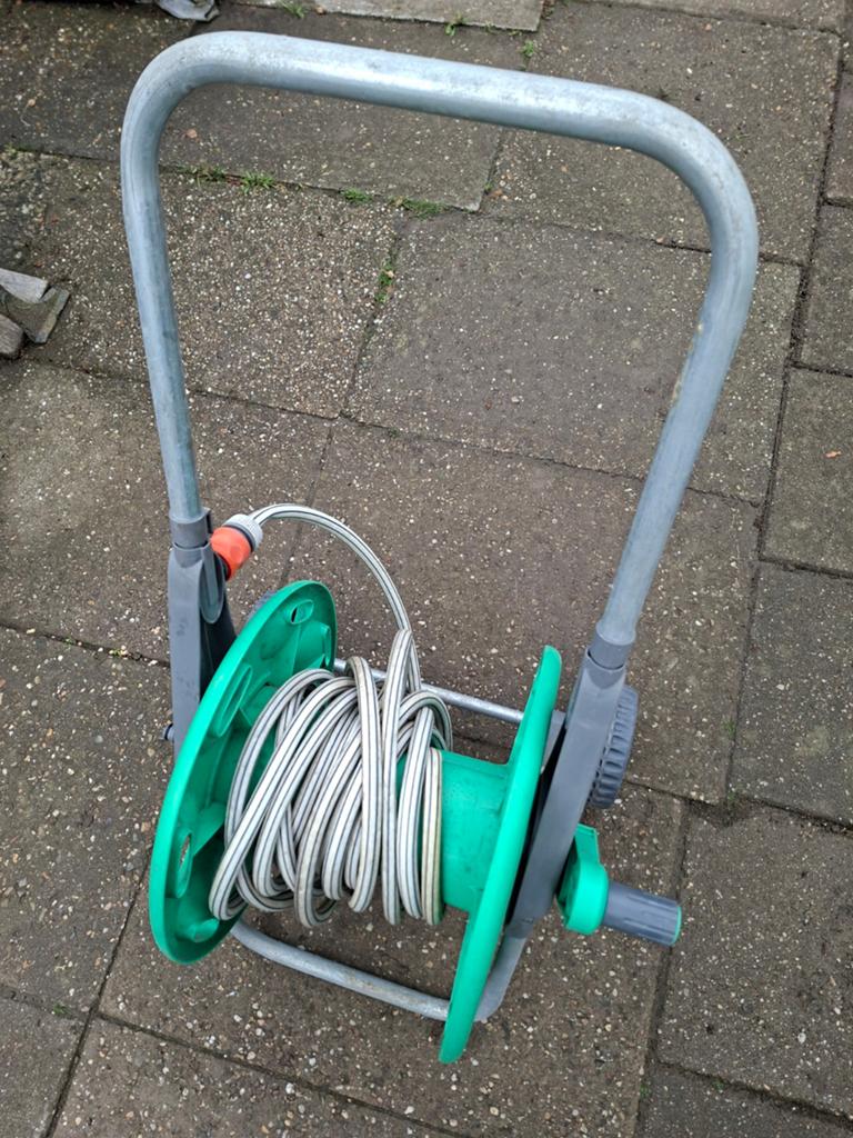 Tuinslanghaspel, Tuin en Terras, Ophalen, Gebruikt, Tuinslanghaspel