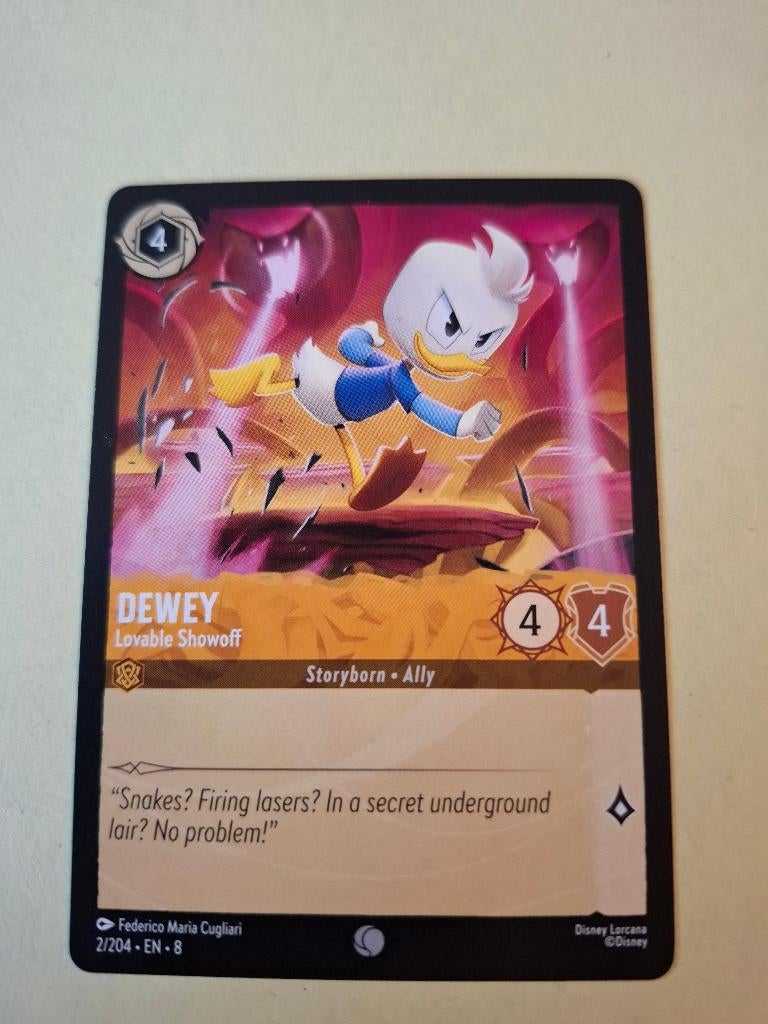 Disney Lorcana, Reign of Jafar, Nr. 2 / 204, Ophalen of Verzenden, Zo goed als nieuw, Losse kaart