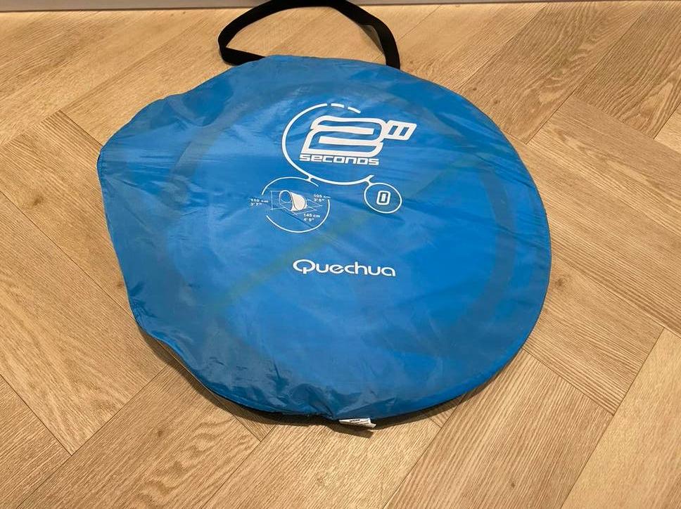 Quechua 2 Seconds Schuiltentje - Snel op te zetten!, Caravans en Kamperen, Tenten, Ophalen, Zo goed als nieuw, Tot en met 2