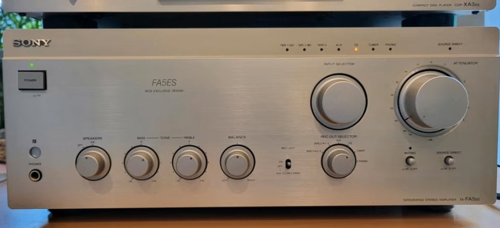 Sony TA- FA5ES, Audio, Tv en Foto, Versterkers en Receivers, Ophalen of Verzenden, Sony