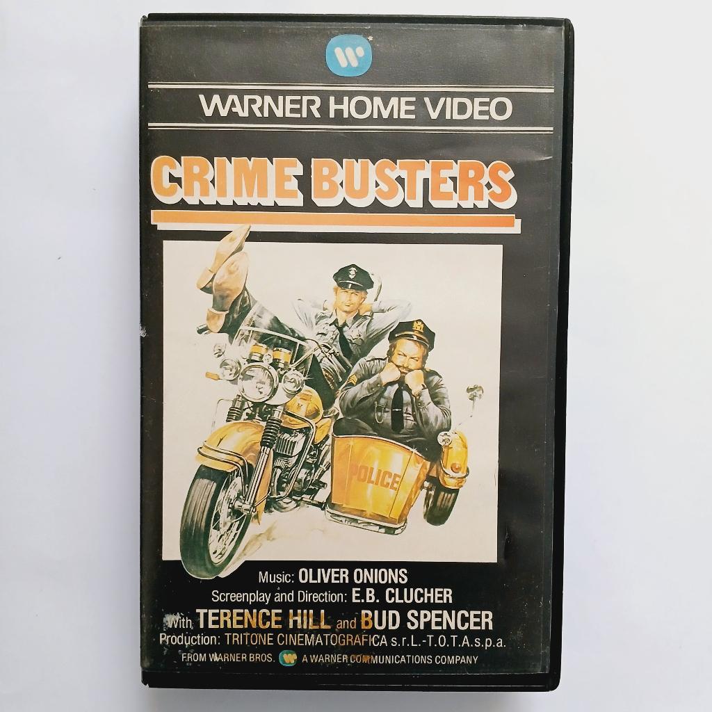 Crime Busters - NL ex rental vhs - Warner - Bud Spencer, Cd's en Dvd's, VHS | Film, Gebruikt, Actie en Avontuur, Alle leeftijden