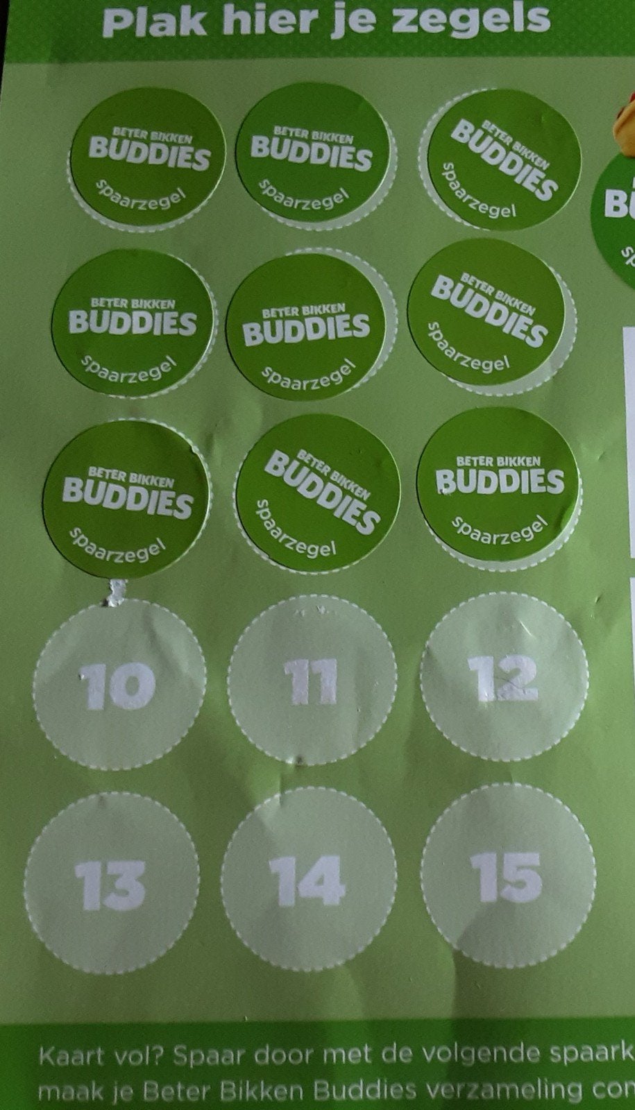 Plus Buddie zegels, Plus, Ophalen of Verzenden