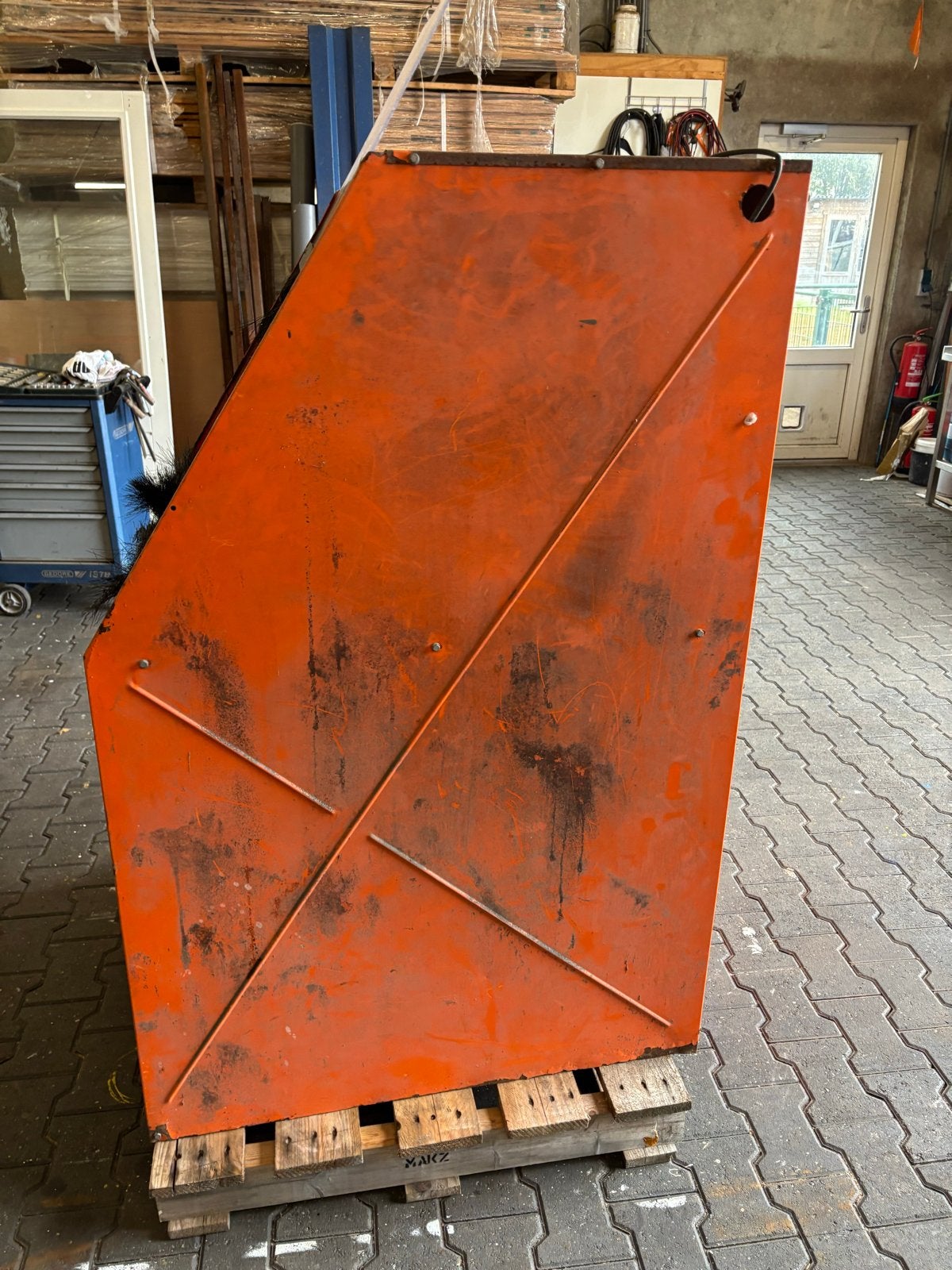 Lamers Straalcabine met Pistool en Lamp, Ophalen