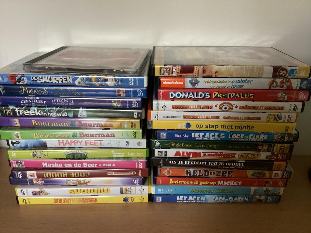 Diverse kinder dvd’s, Alle leeftijden, Ophalen, Zo goed als nieuw