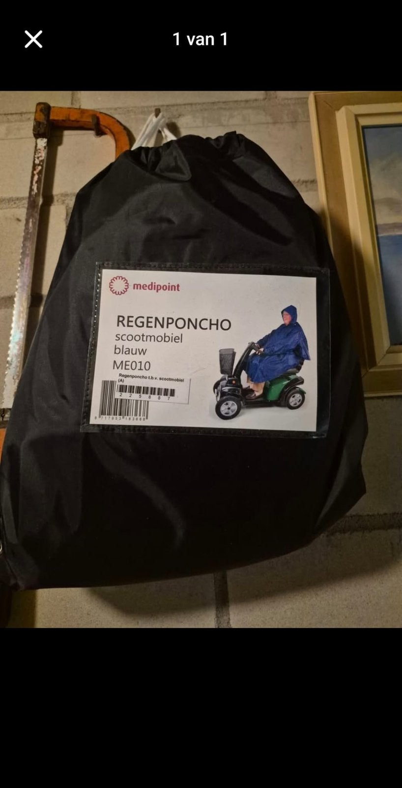 Scootmobiel Regenponcho NIEUWE, Ophalen, Nieuw, Elektrische rolstoel
