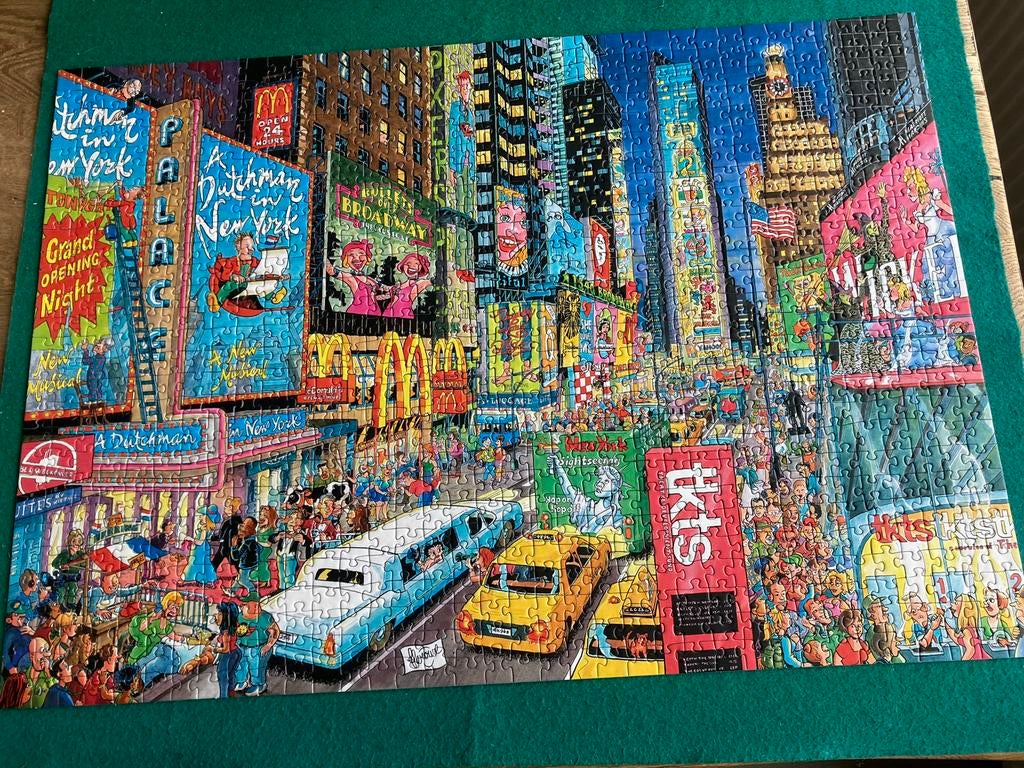 New york!, Ophalen of Verzenden, 500 t/m 1500 stukjes, Zo goed als nieuw, Legpuzzel