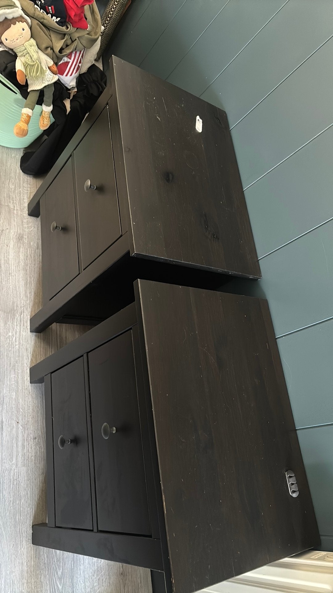 Ikea Hemnes nachtkastjes, Ophalen, Gebruikt, 45 tot 65 cm