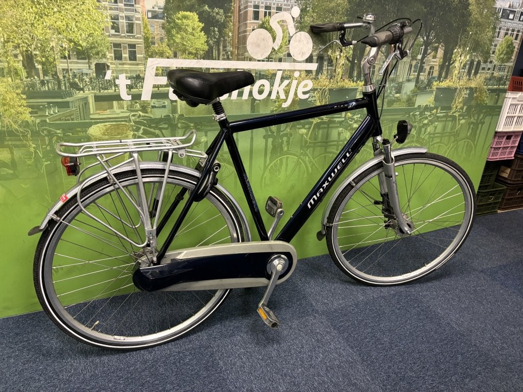 Fietshokje Raaks: MaxWell Flow herenfiets 62cm, Fietsen en Brommers, Versnellingen, Niet ingevuld, Ophalen of Verzenden, Zo goed als nieuw