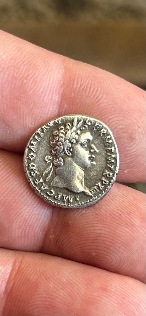 Romeinse zilveren denarius Domitianus., Ophalen of Verzenden, Vóór koninkrijk, Overige waardes, Losse munt