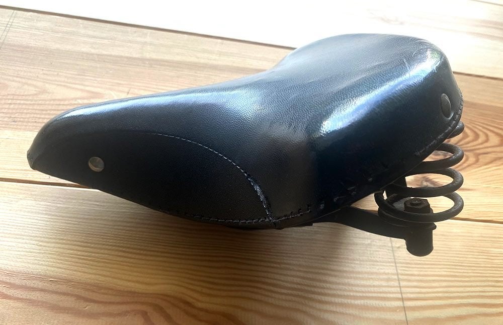 Oud Gazelle by Lemet zadel rexine dek unisex, Gebruikt, Gazelle, Verzenden, Kunststof