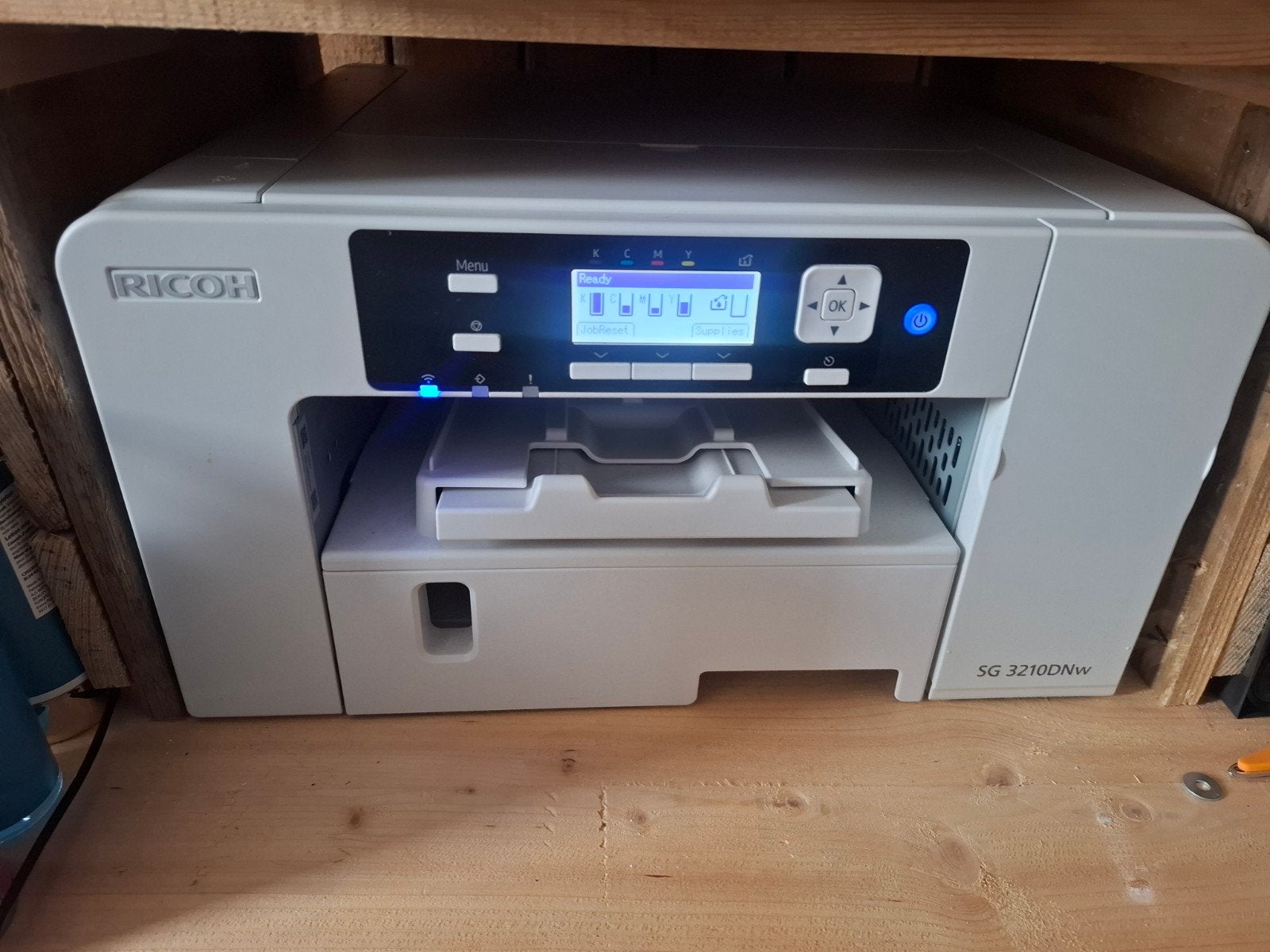 Ricoh SG3210DNw sublimatie printer met nieuwe cartridges, Computers en Software, Printers, Ophalen of Verzenden