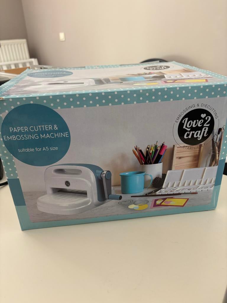 Love2Craft Paper Cutter & Embossing Machine A5, Ophalen, Geschikt voor karton, Overige thema's, Nieuw
