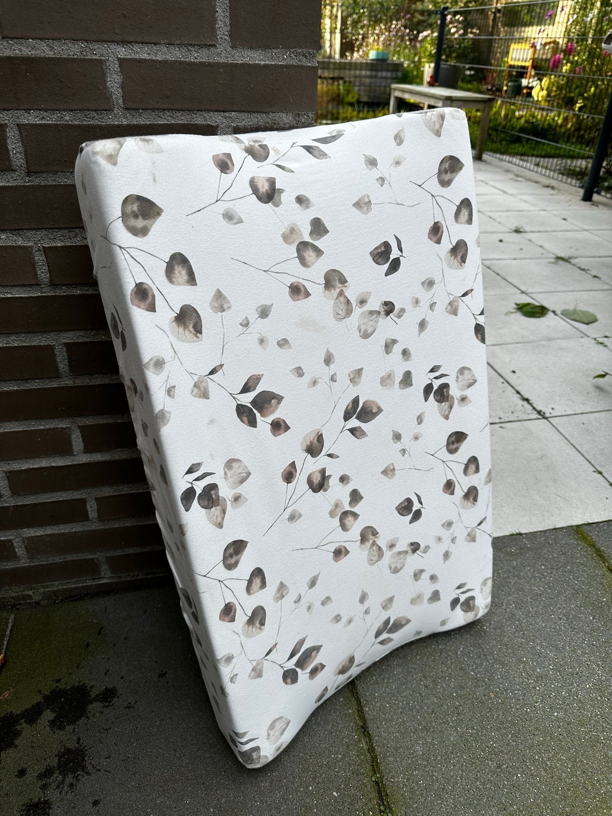 Aankleedkussen met hoes voor baby's - Bladprint, Gebruikt, Aankleedkussen, Standaard, Ophalen