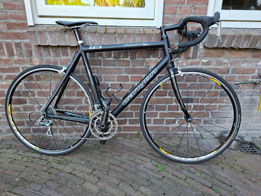 Zeer stijve aluminium Canyon F8 racefiets., Velgrem, 15 tot 20 versnellingen, 57 tot 61 cm, Ophalen