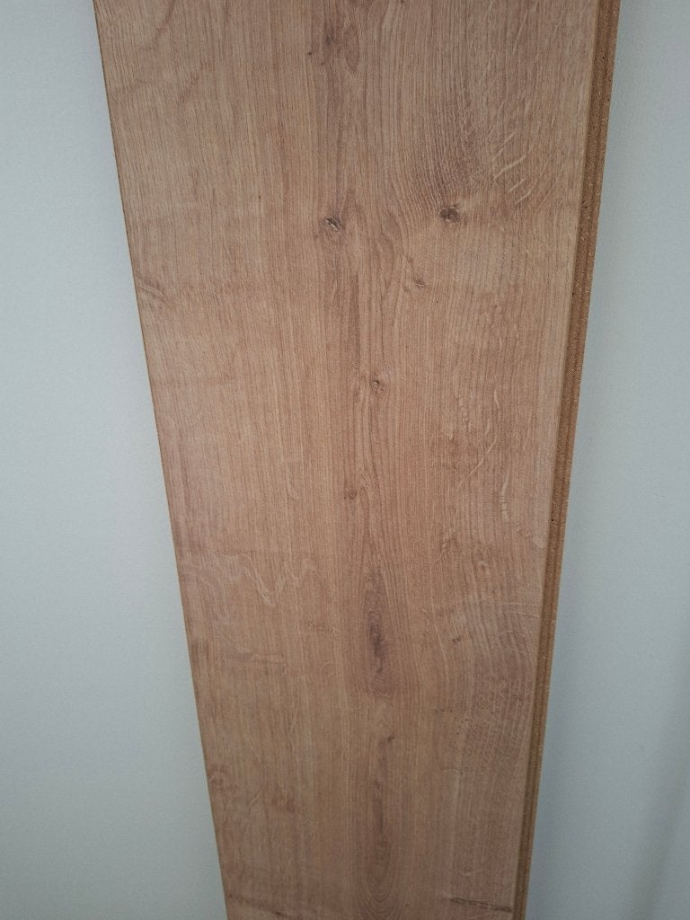 Mooie laminaatvloer, licht eiken look, Ophalen, Gebruikt, 10 m² of meer, 10 tot 30 cm
