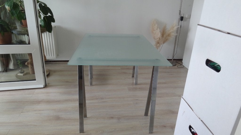 Eettafel, Huis en Inrichting, Ophalen, Gebruikt, 100 tot 150 cm, 50 tot 100 cm