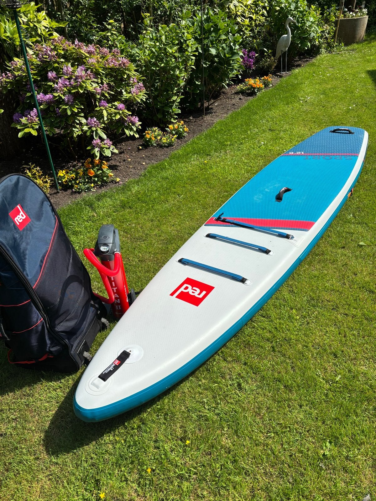 Nieuw! Red Paddle Co Sport 12'6" SUP Board met pomp en tas, Ophalen, Zo goed als nieuw, SUP-boards