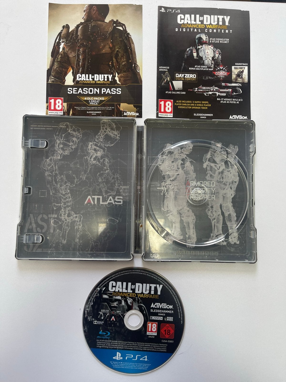 Call of Duty Advanced Warfare PS4 zo goed als nieuw, Online, Gebruikt, Vanaf 18 jaar, Shooter