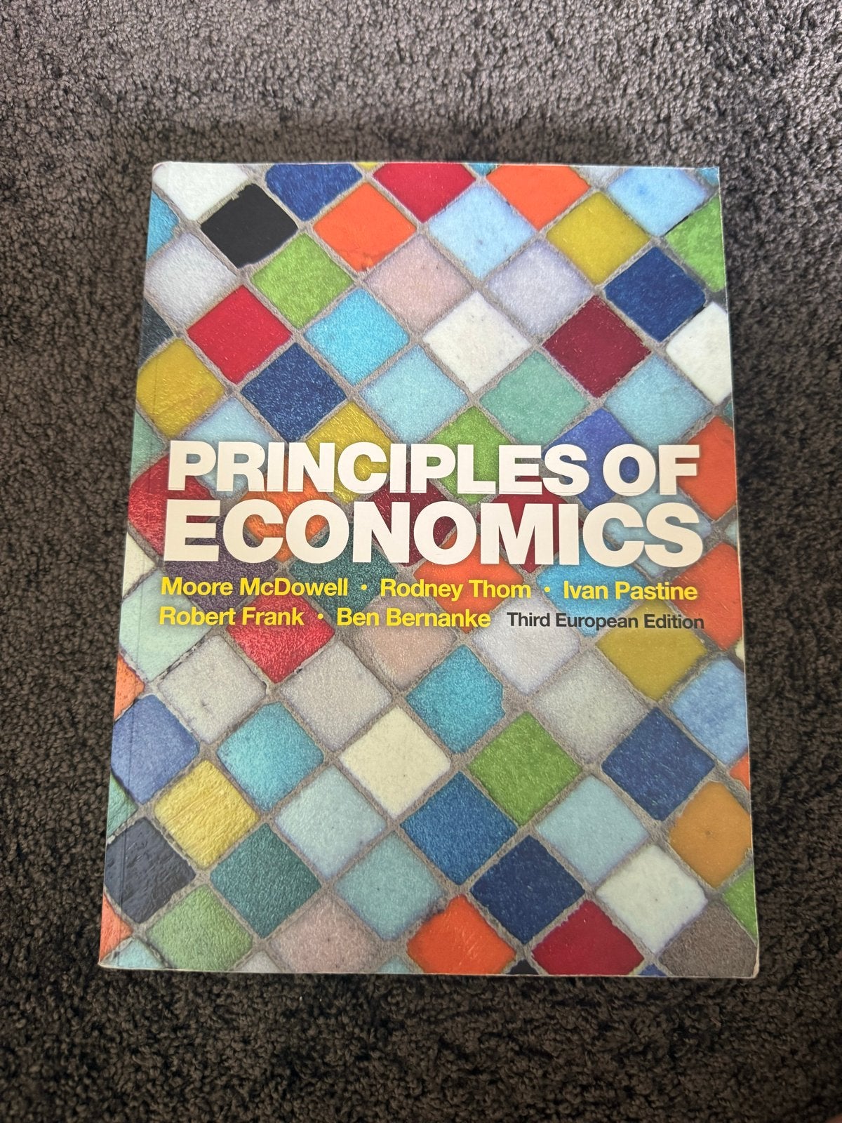 Principles of Economics - 3rd European Edition (Gebruikt), Boeken, Studieboeken en Cursussen, Ophalen of Verzenden, Gamma, Zo goed als nieuw