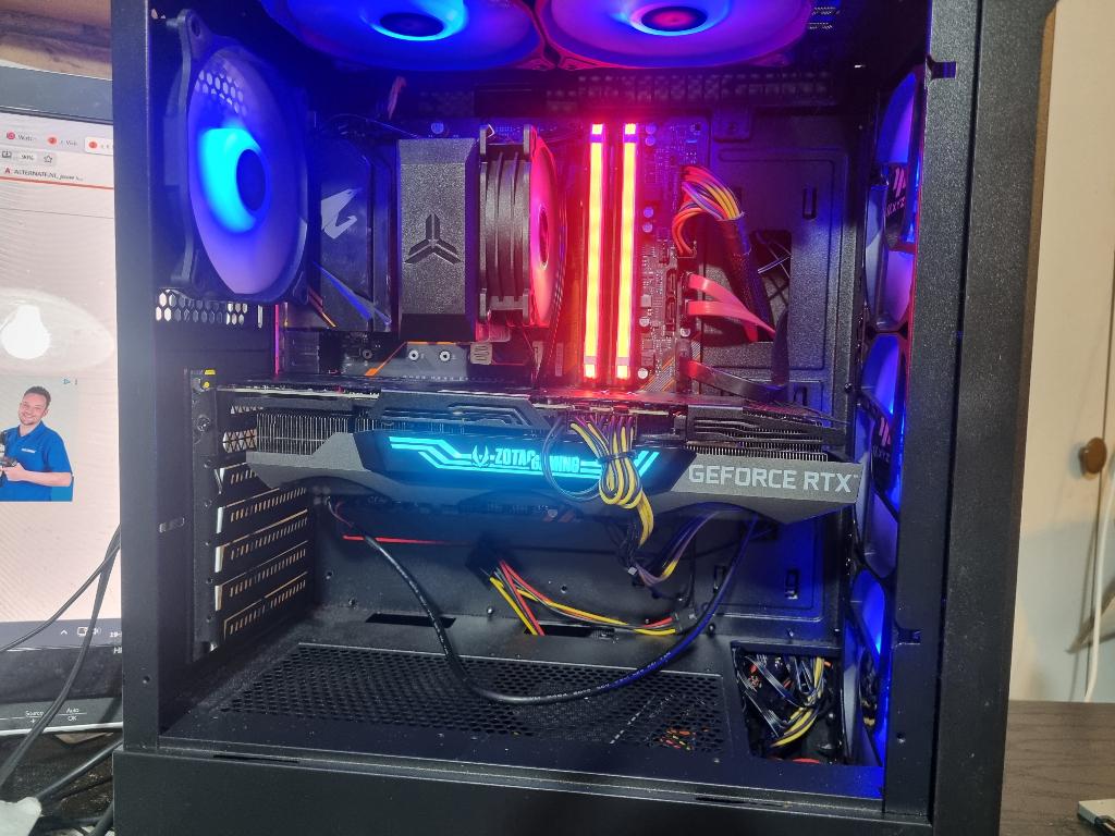 RTX 3080 10gb GDDR6,Game i7 8700K,WIFI,win11,32GB Ram,z.goed, Computers en Software, Desktop Pc's, 32 GB, ASUS/XYZ, Ophalen of Verzenden