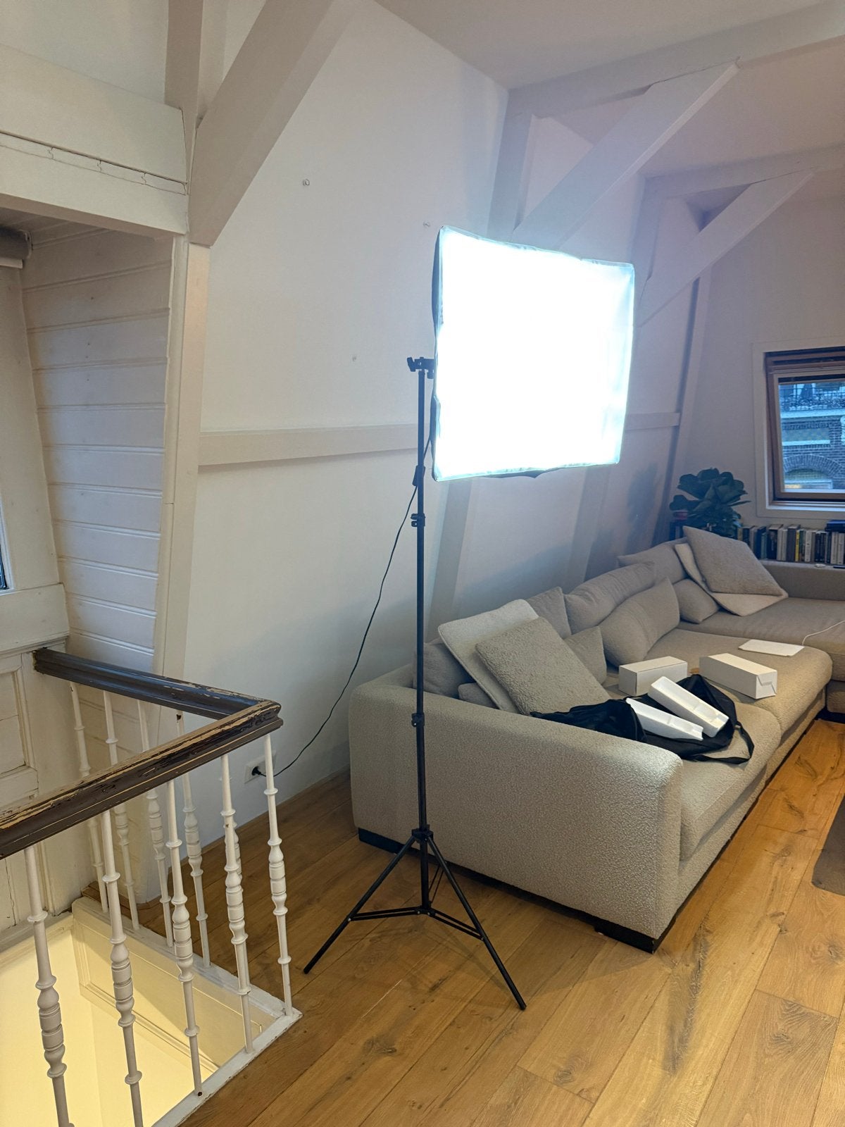 Auronic Softbox Studiolamp Set met Draagtas, Ophalen of Verzenden, Zo goed als nieuw, Inclusief draagtas, Overige merken