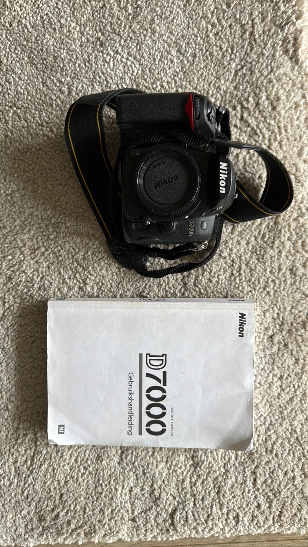 Nikon D7000 spiegelreflexcamera met handleiding, Ophalen, Gebruikt, Spiegelreflex, Nikon