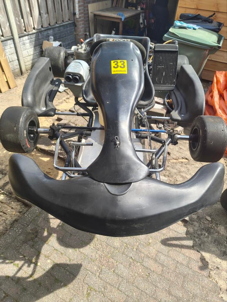 IAME 125cc Kart 34pk, Ophalen of Verzenden, Gebruikt, Kart