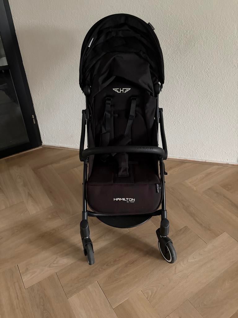 Hamilton by Yoop Zwarte Buggy - MagicFold, Ophalen of Verzenden, Zo goed als nieuw, Overige merken, Verstelbare rugleuning