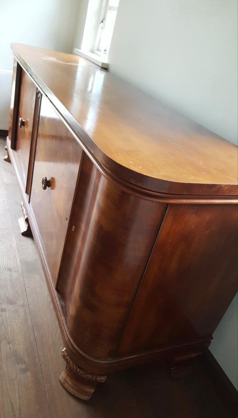 Art Deco dressoir, 1930-1940 Frankrijk, Ophalen, Gebruikt, 25 tot 50 cm, 200 cm of meer