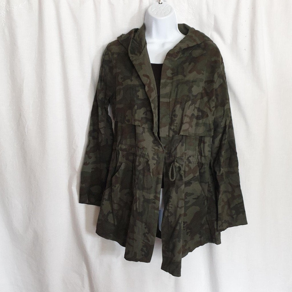 Stoer katoenen jack met leger/camouflage print mt S/M, ., Ophalen of Verzenden, Zo goed als nieuw, .
