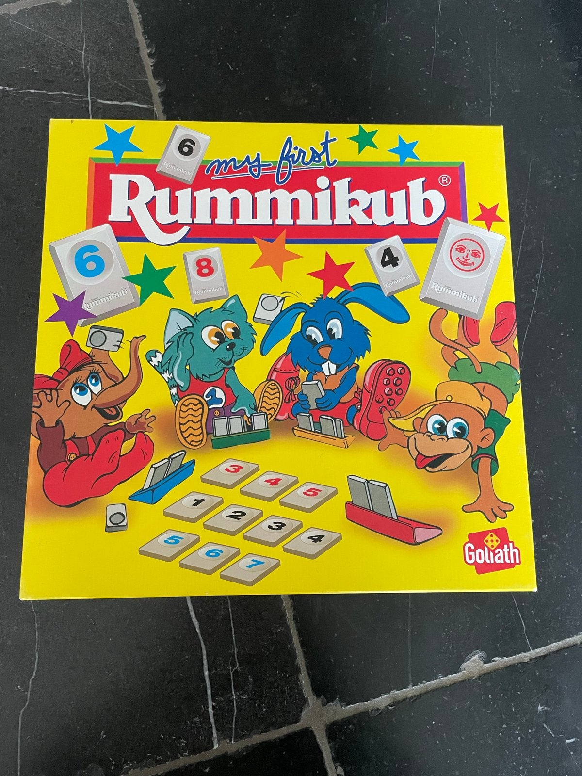 My First Rummikub - Leuk cijferspel voor jonge kinderen, Drie of vier spelers, Ophalen of Verzenden, Zo goed als nieuw