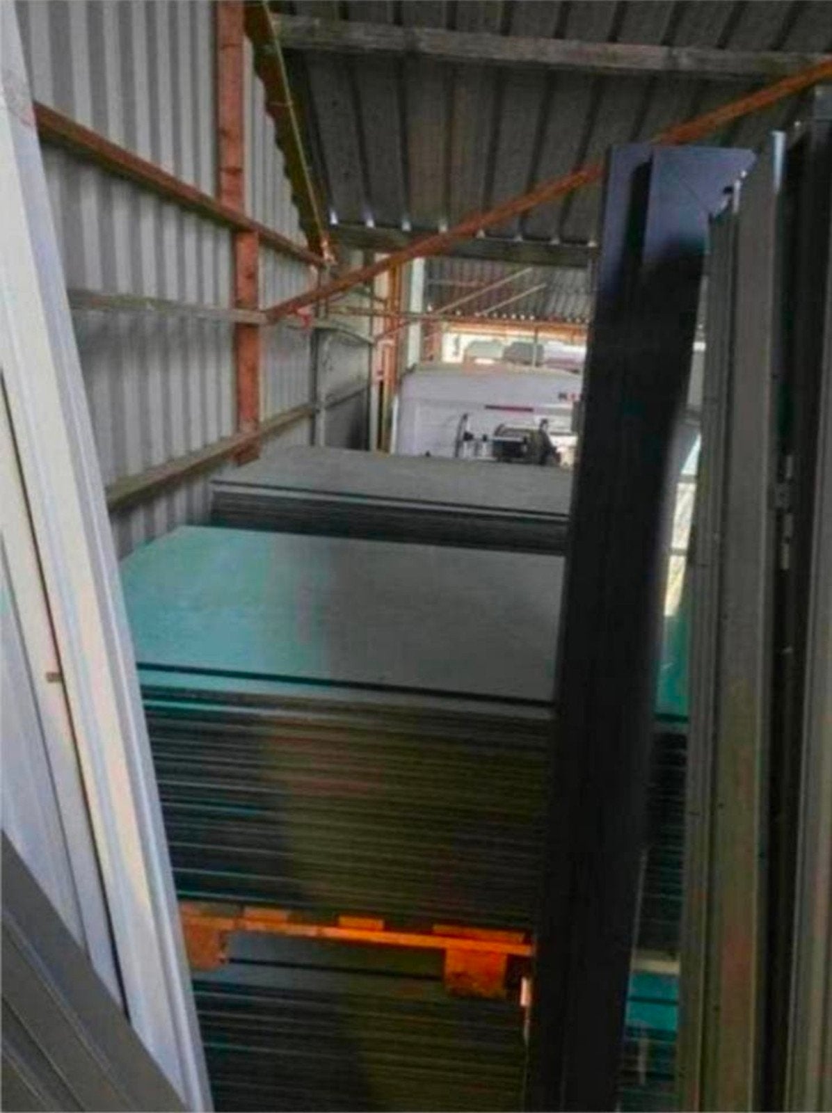 Trespa platen blauw/lichtblauw 180x90 onderhoudsvrij, Ophalen of Verzenden