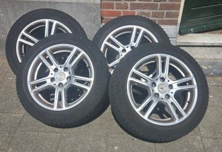 16 inch Velgen set van Audi A3 8P | AUTEC Mugano | 5x112, Auto-onderdelen, Banden en Velgen, Ophalen, Gebruikt, 16 inch, Banden en Velgen