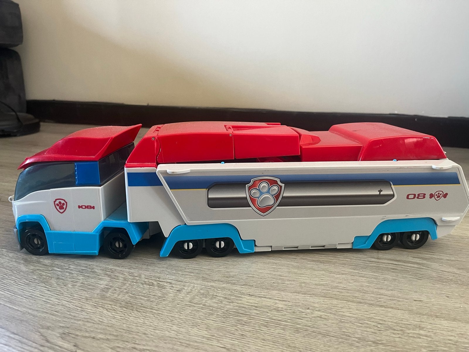 Uitklapbare Paw Patrol Vrachtwagen - Klaar voor een 2e ronde, Ophalen, Gebruikt