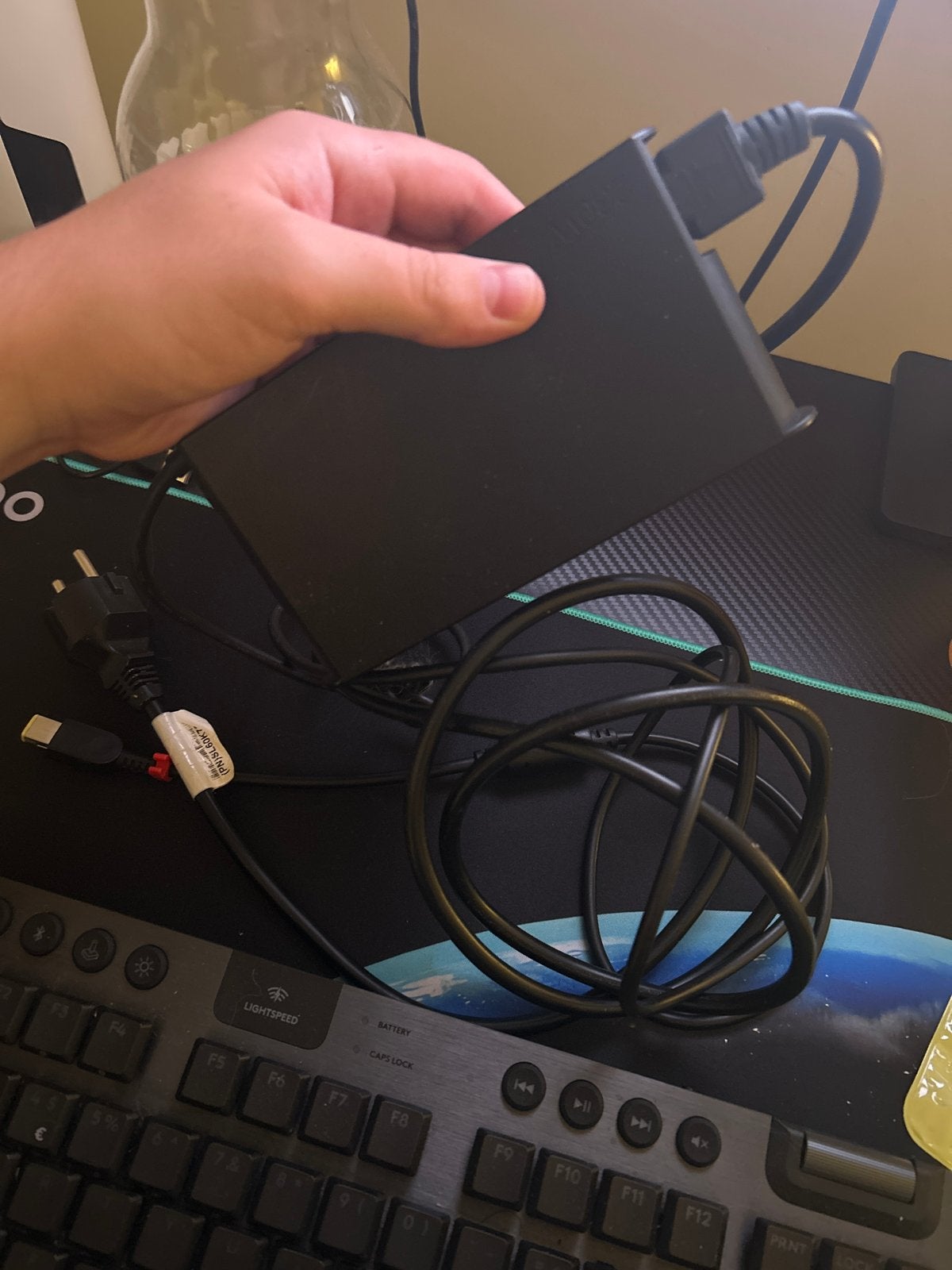 Lenovo oplader 230W voor gaming laptop/PC, Computers en Software, Laptop-opladers, Ophalen of Verzenden, Zo goed als nieuw