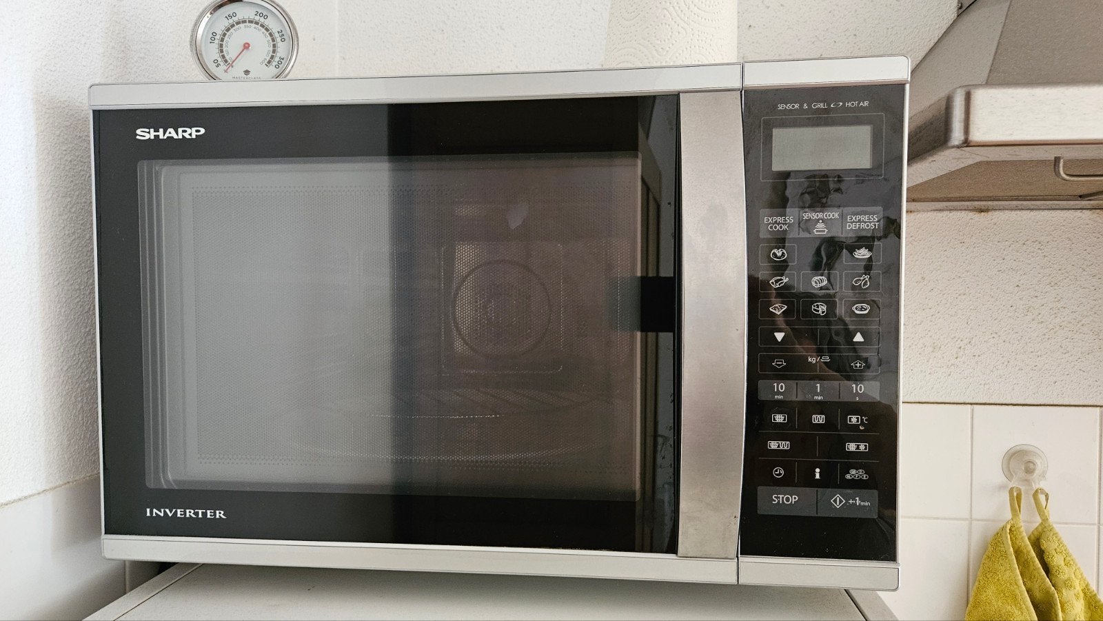 Sharp combimagnetron, Ophalen, Combimagnetron, Gebruikt, Hete lucht
