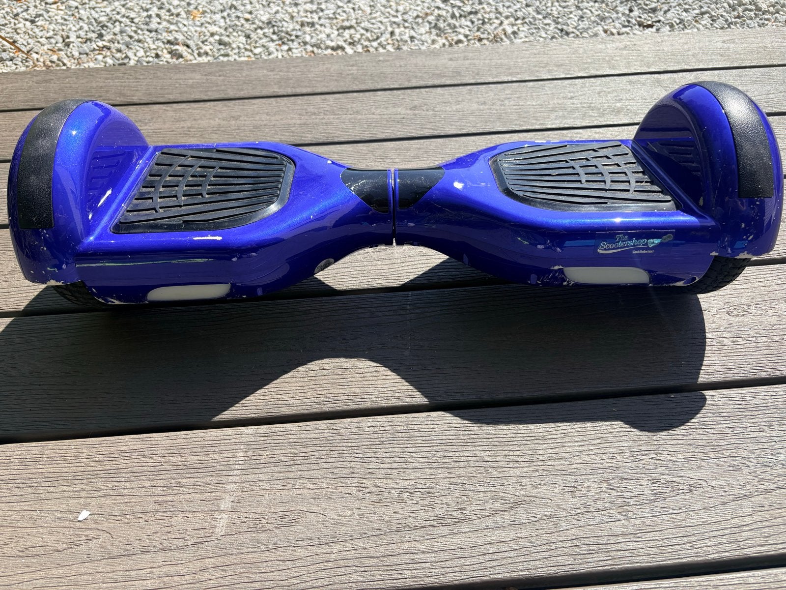 Blauwe Hoverboard - The Scootershop, Hobby en Vrije tijd, Verzamelkaartspellen | Magic the Gathering, Ophalen, Gebruikt, Overige typen