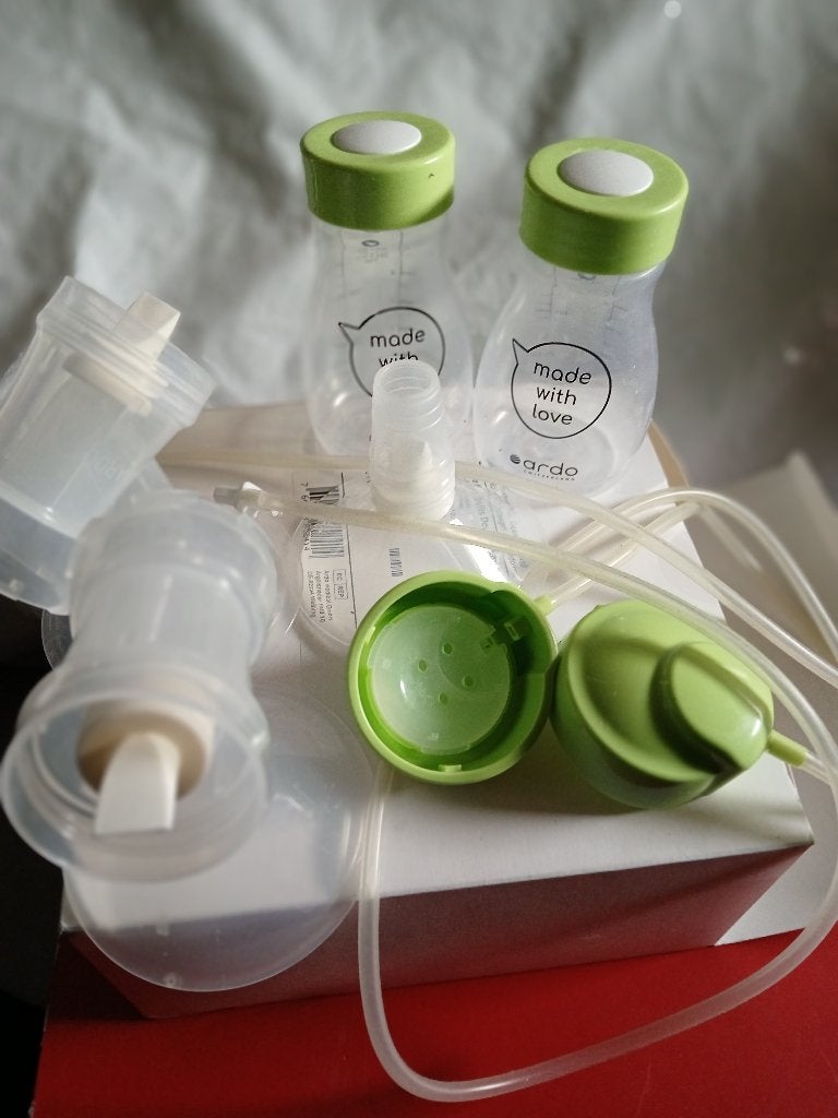 Dubbel pompset Alyssa & Bellis Ardo d26, Ophalen of Verzenden, Zo goed als nieuw, Borstkolf