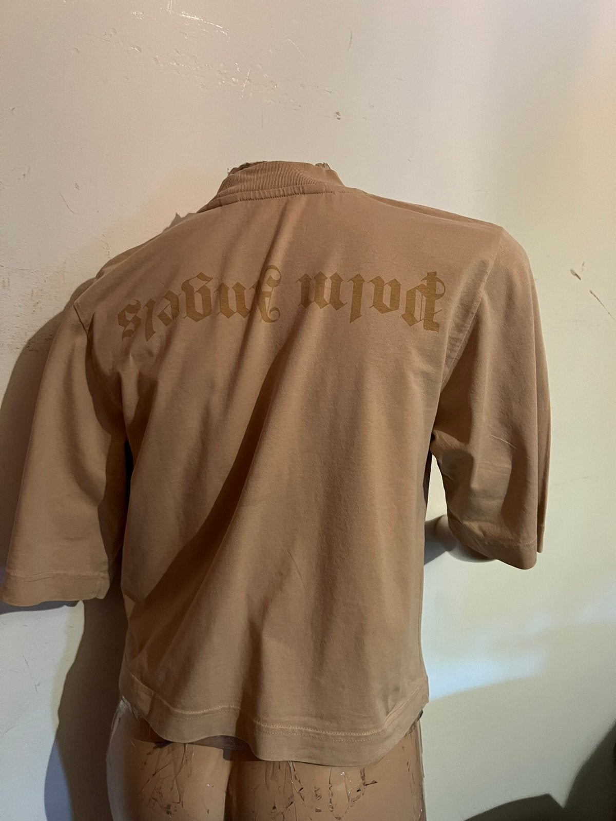 PALM ANGELS shirt maat m origineel ZGAN, Kleding | Heren, Palm Angels, Maat 48/50 (M), Beige, Ophalen of Verzenden