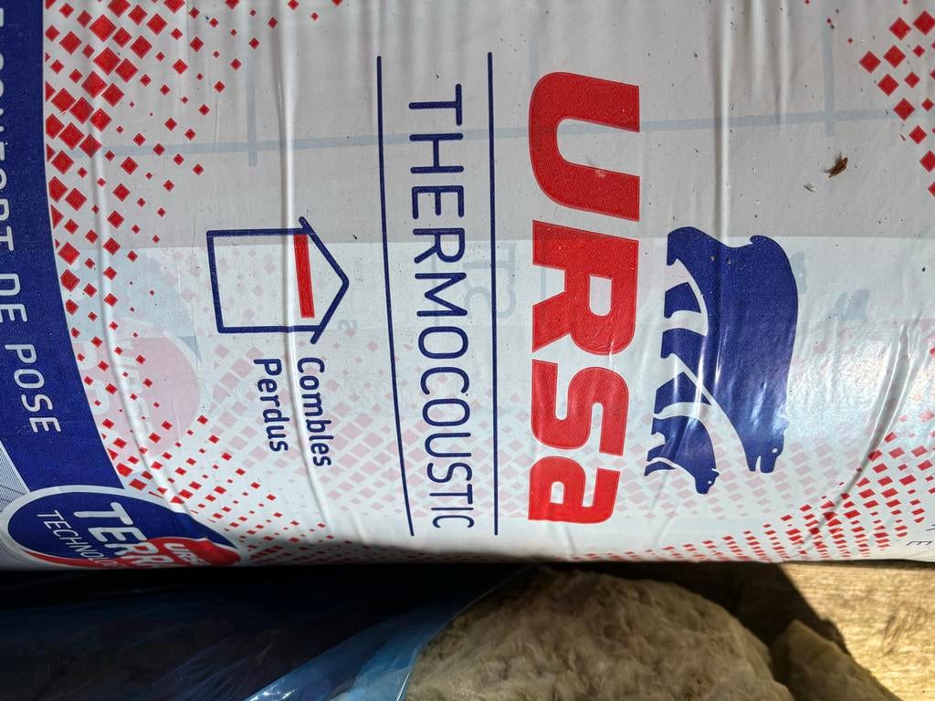 URSA Isolatie 200mm - 2 rollen (12m²) + restrollen, Doe-het-zelf en Verbouw, Isolatie en Afdichting, Ophalen, 12 cm of meer, Nieuw
